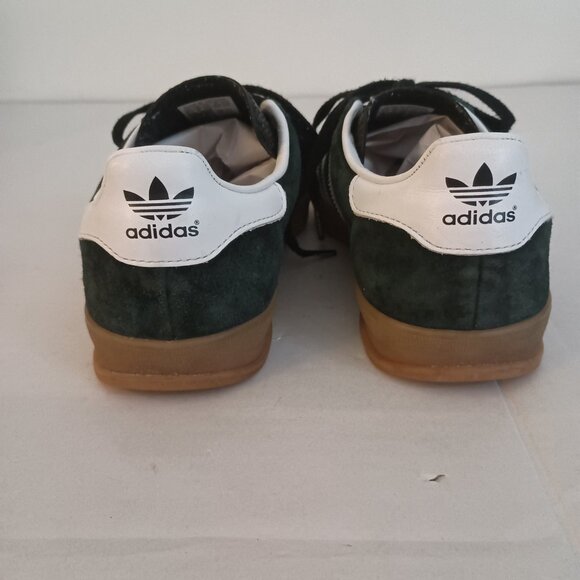 Adidas Gazelle Blue Suede Sneakers Brown Sole Men’s 6.5 Woman's 8 - Picture 9 of 14